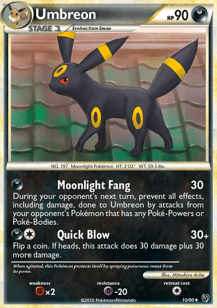 Umbreon 10 Undaunted Pokesingles