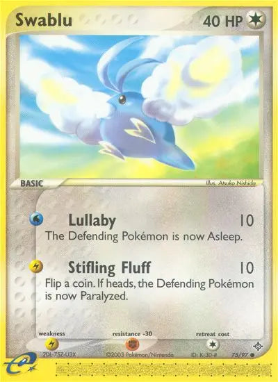 Swablu 75 Dragon Pokesingles
