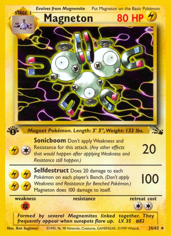 Magneton 26 Fossil Pokesingles