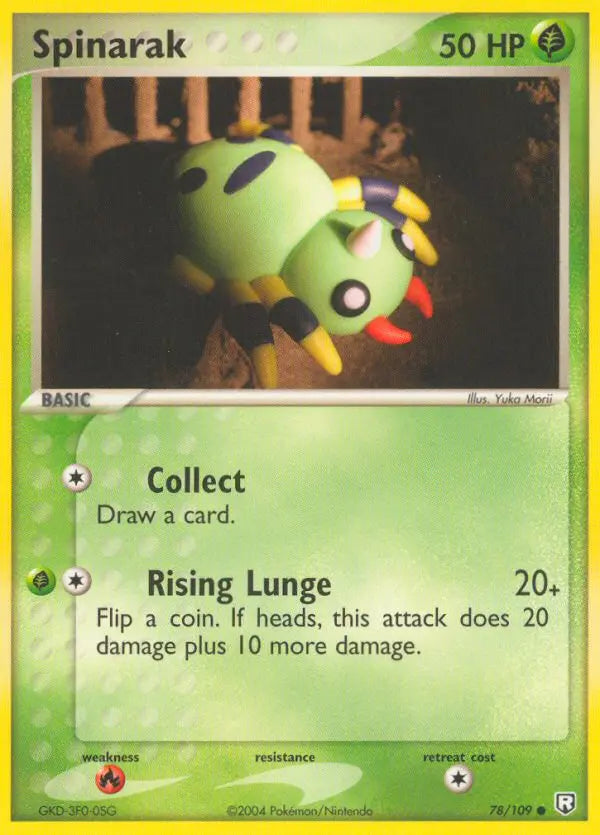 Spinarak 78 Team Rocket Returns Pokesingles