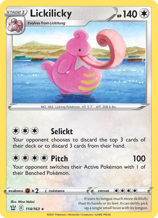 Lickilicky 114 Battle Styles Pokesingles