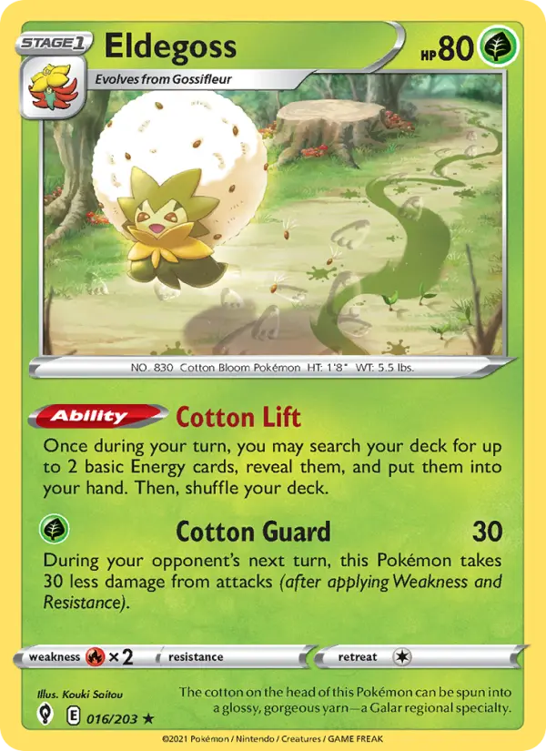 Eldegoss 16 Evolving Skies Pokesingles