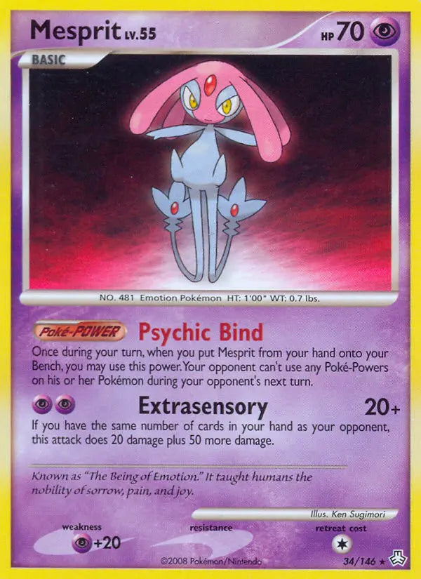 Mesprit 34 Legends Awakened Pokesingles