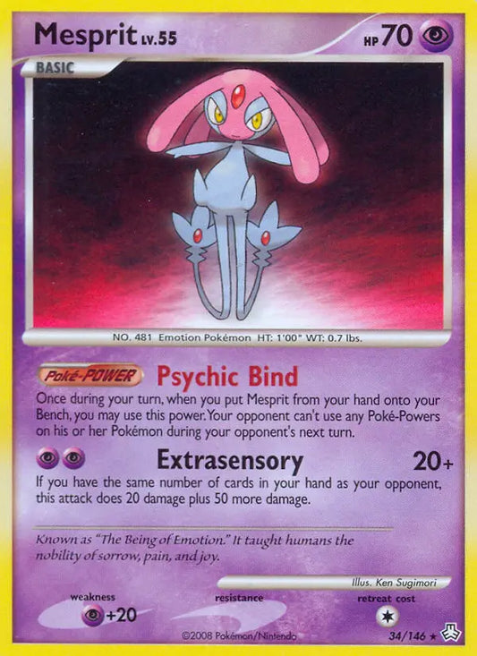 Mesprit 34 Legends Awakened Pokesingles