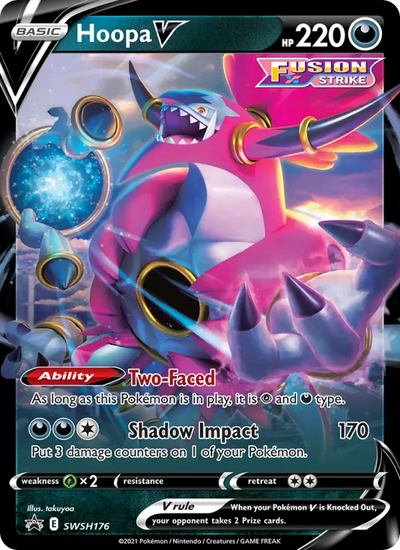 Hoopa V SWSH176 SWSH Black Star Promos Pokesingles