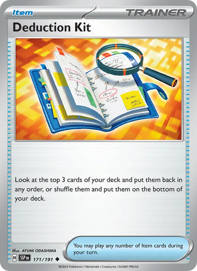 Deduction Kit 171 Surging Sparks Pokesingles