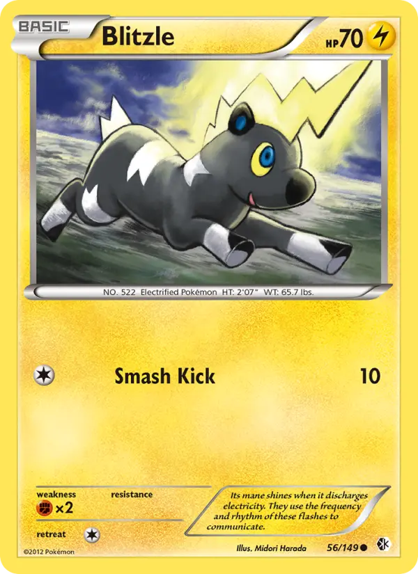Blitzle 56 Boundaries Crossed Pokesingles