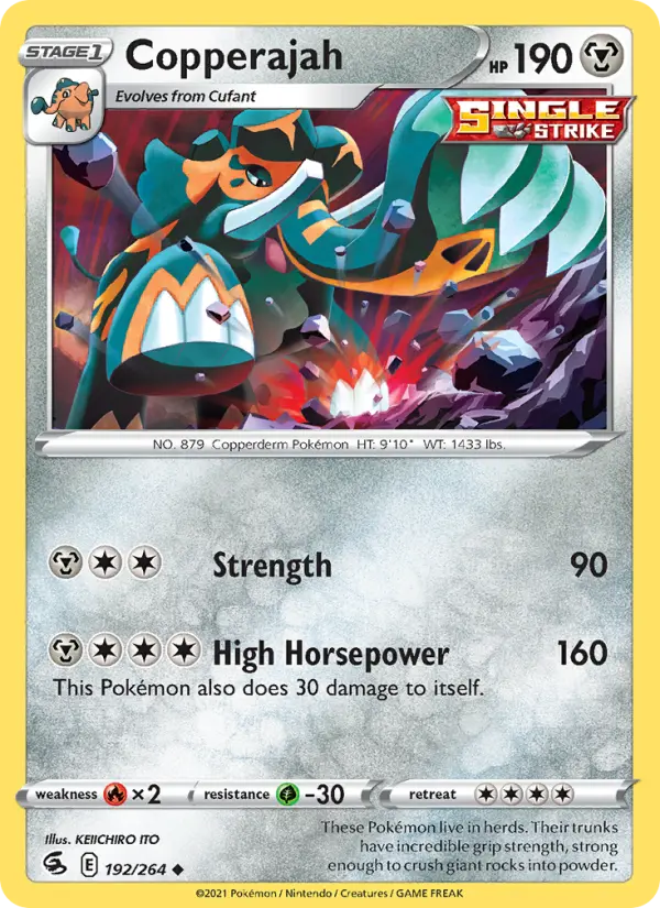 Copperajah 192 Fusion Strike Pokesingles