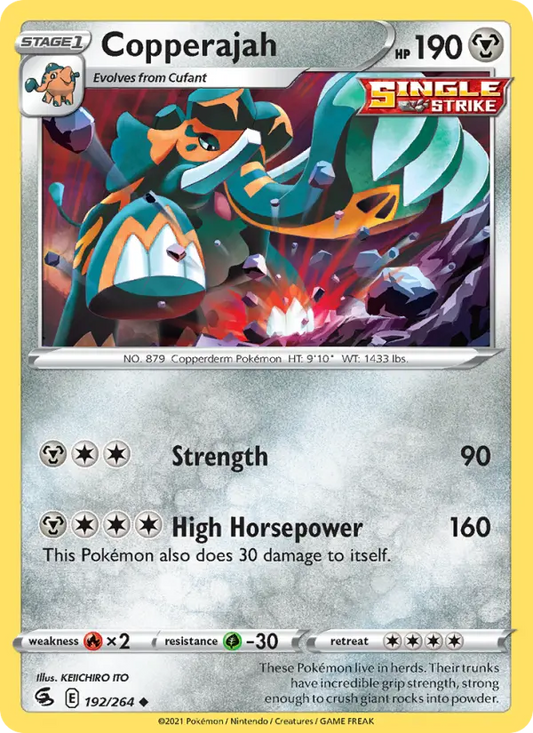Copperajah 192 Fusion Strike Pokesingles