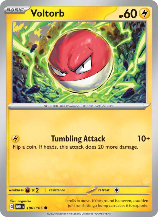 Voltorb 100 151 Pokesingles