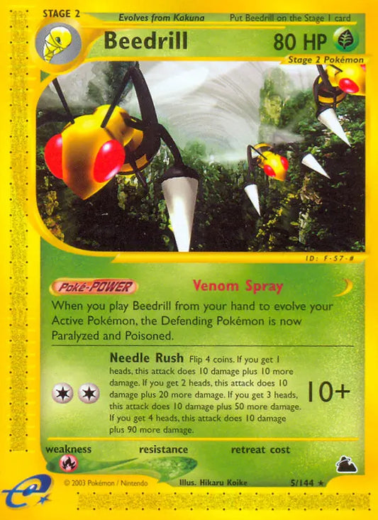 Beedrill 5 Skyridge Pokesingles