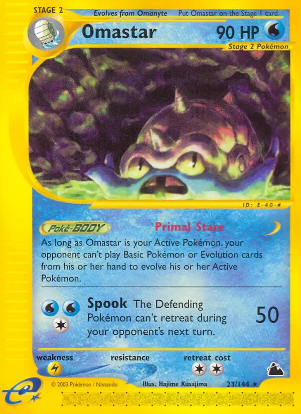Omastar 23 Skyridge Pokesingles