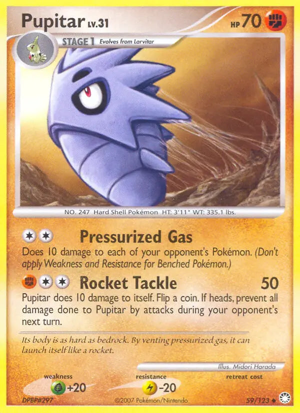 Pupitar 59 Mysterious Treasures Pokesingles