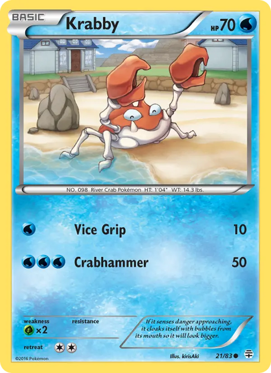 Krabby 21 Generations Pokesingles