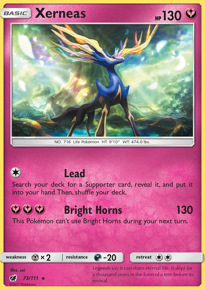 Xerneas 73 Crimson Invasion Pokesingles