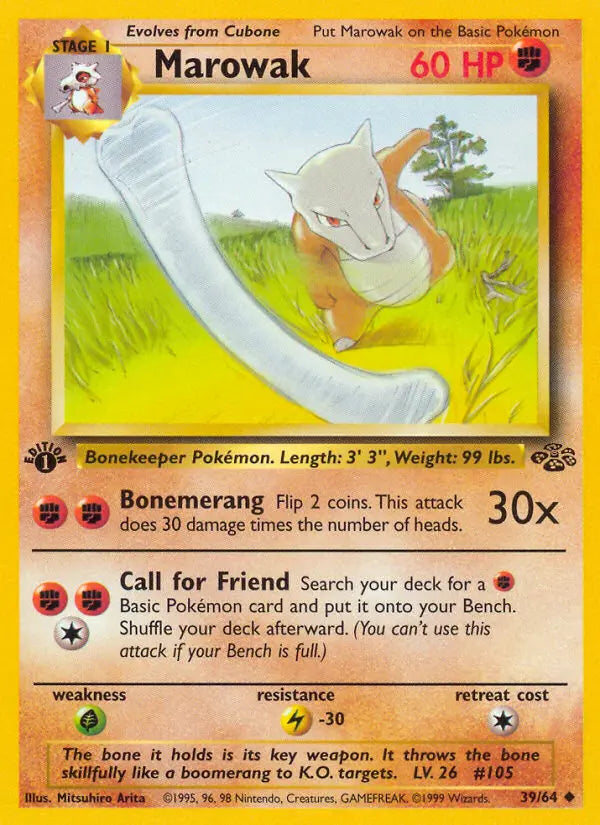 Marowak 39 Jungle Pokesingles