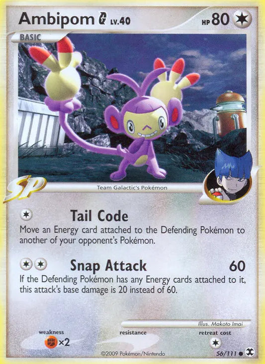 Ambipom G 56 Rising Rivals Pokesingles