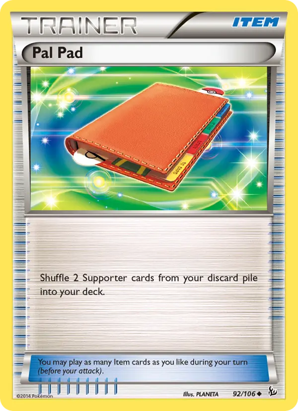 Pal Pad 92 Flashfire Pokesingles