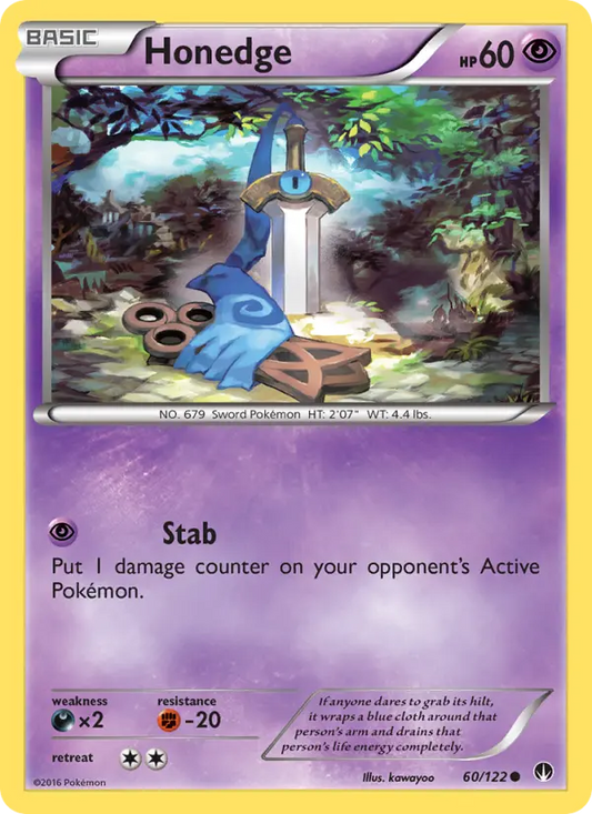 Honedge 60 BREAKpoint Pokesingles