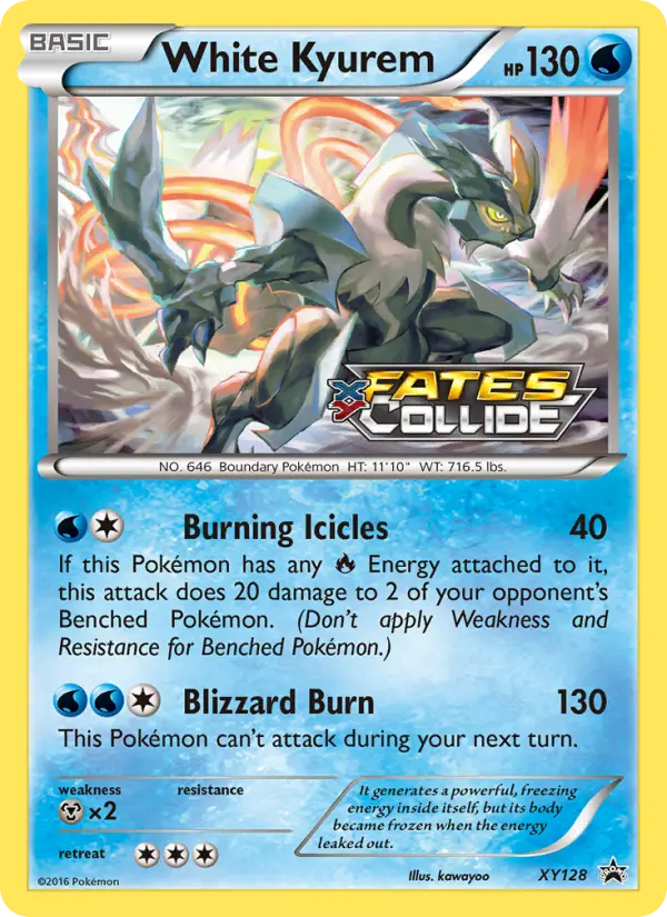 White Kyurem XY128 XY Black Star Promos Pokesingles