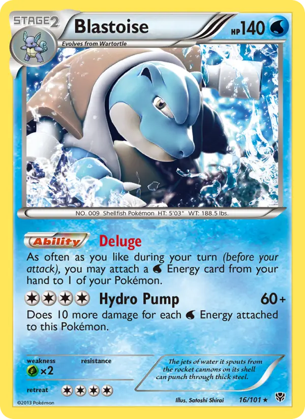 Blastoise 16 Plasma Blast Pokesingles