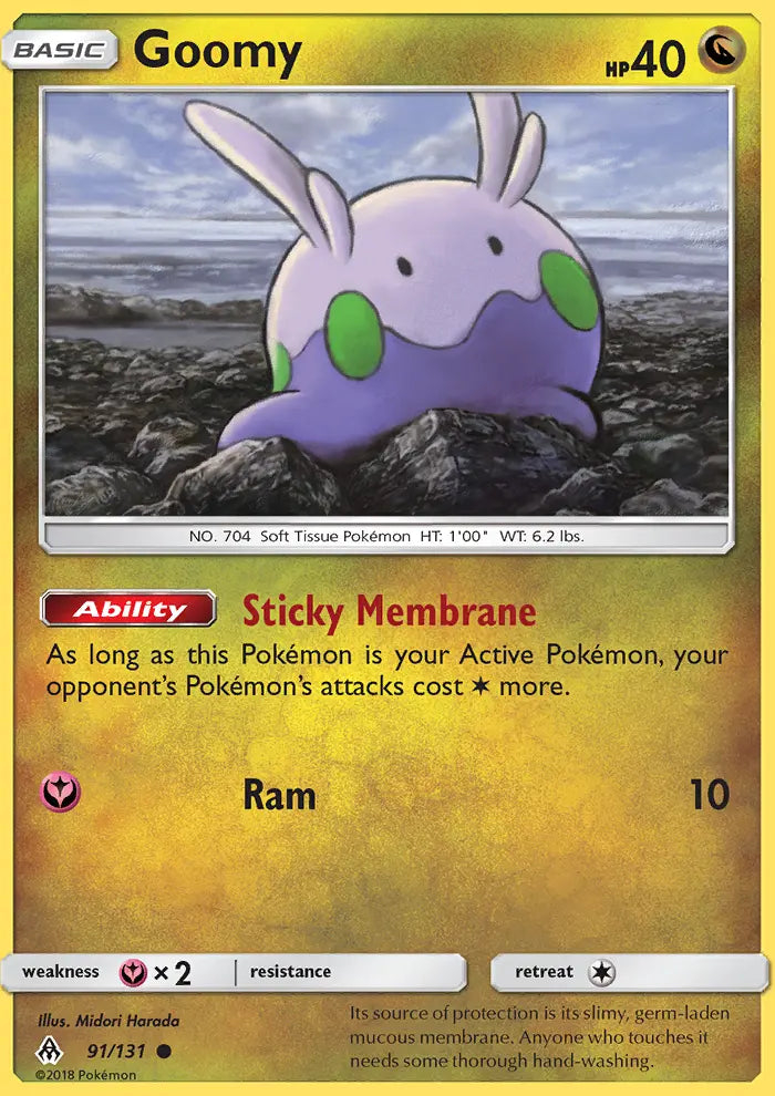 Goomy 91 Forbidden Light Pokesingles