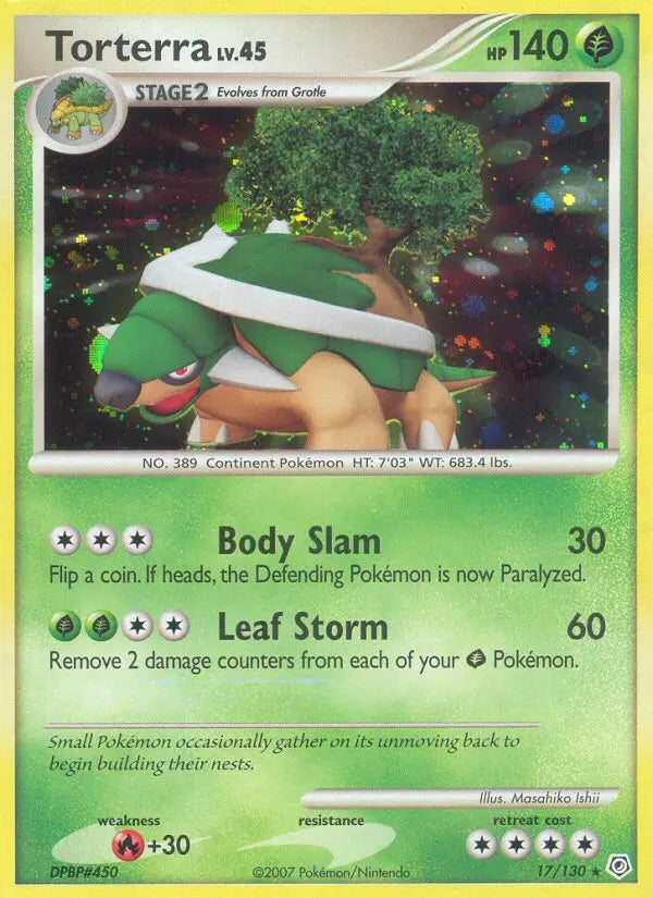 Torterra 17 Diamond & Pearl Pokesingles