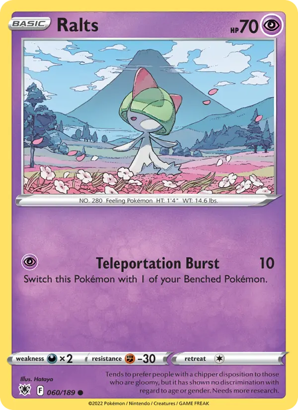 Ralts 60 Astral Radiance Pokesingles