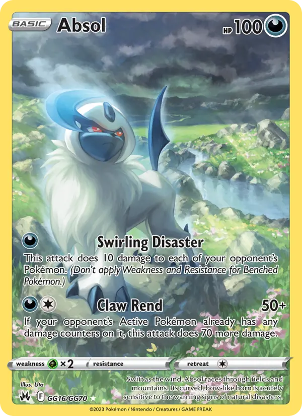 Absol GG16 Crown Zenith Pokesingles