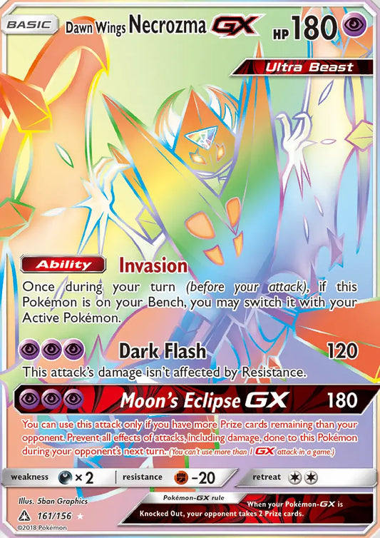 Dawn Wings Necrozma GX 161 Ultra Prism Pokesingles