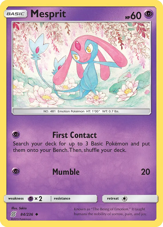 Mesprit 84 Unified Minds Pokesingles