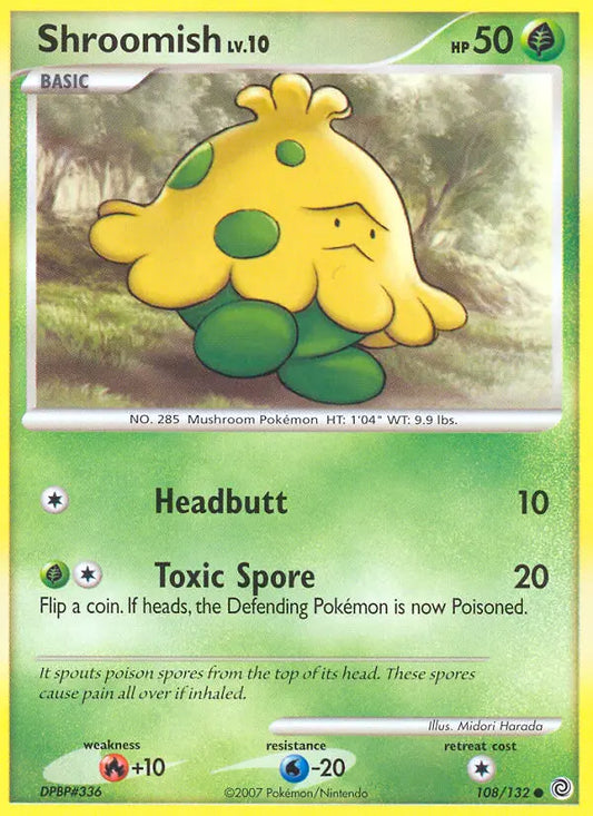 Shroomish 108 Secret Wonders Pokesingles