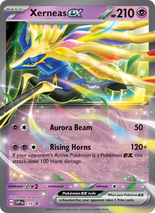 Xerneas ex 179 SVP Black Star Promos Pokesingles