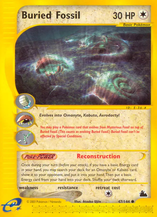 Buried Fossil 47 Skyridge Pokesingles