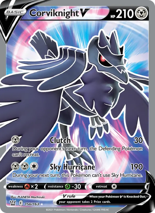 Corviknight V 156 Battle Styles Pokesingles