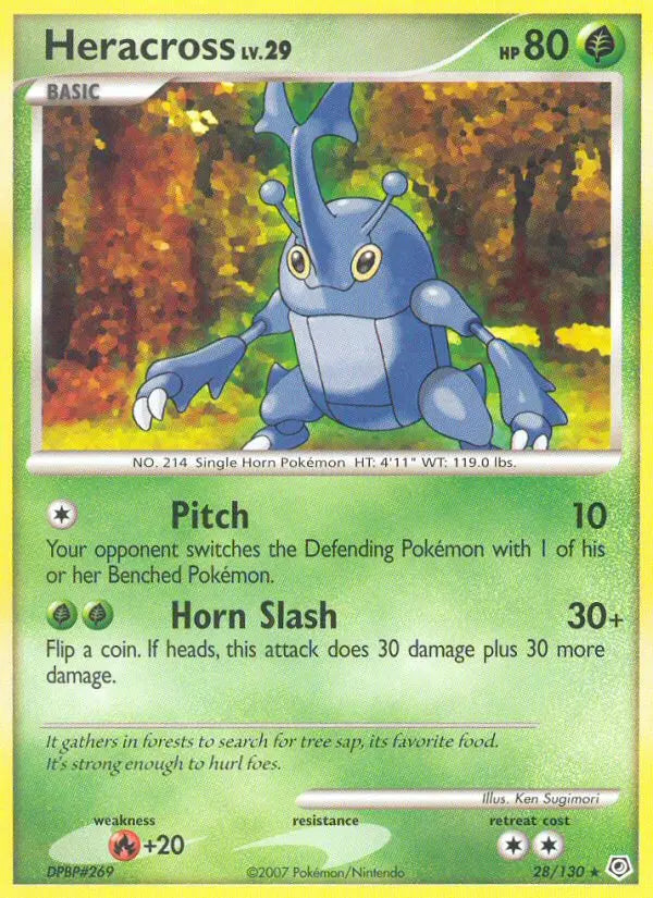 Heracross 28 Diamond & Pearl Pokesingles