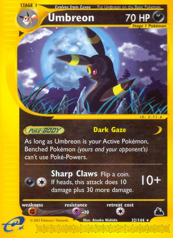 Umbreon 32 Skyridge Pokesingles