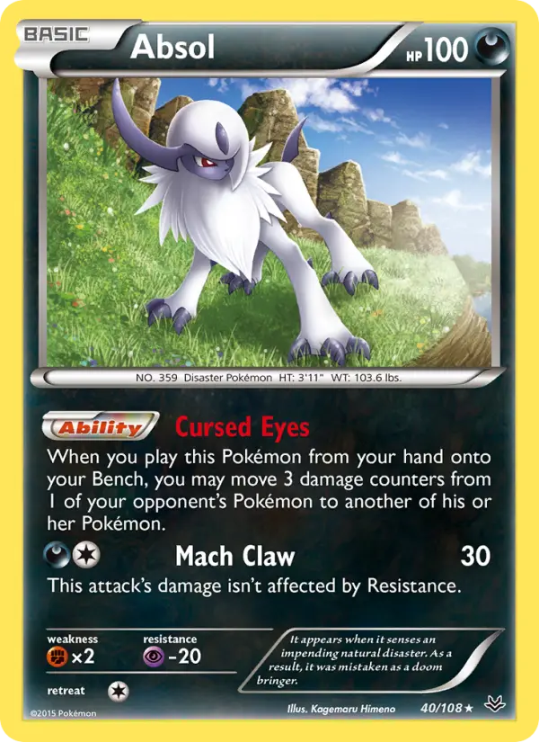 Absol 40 Roaring Skies Pokesingles