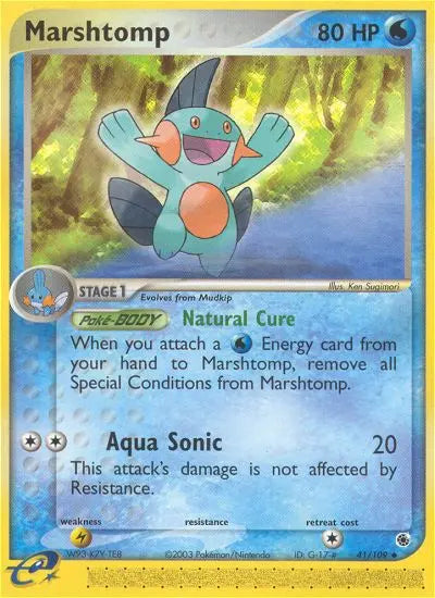 Marshtomp 41 Ruby & Sapphire Pokesingles