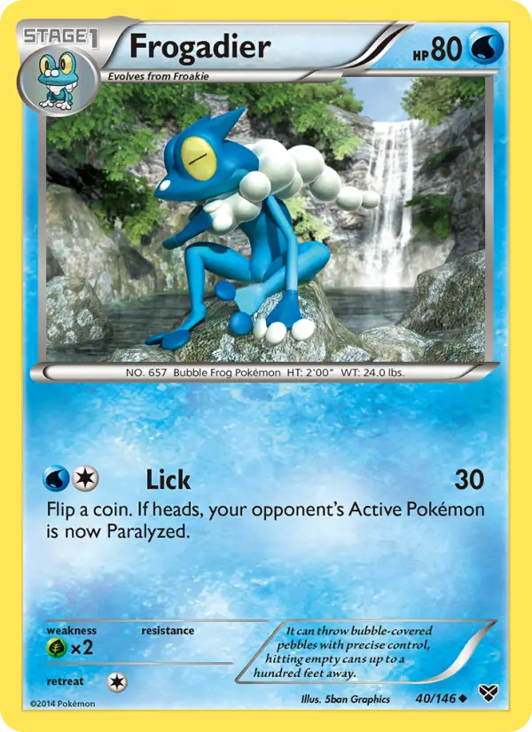 Frogadier 40 XY Pokesingles