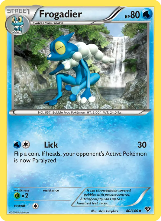 Frogadier 40 XY Pokesingles