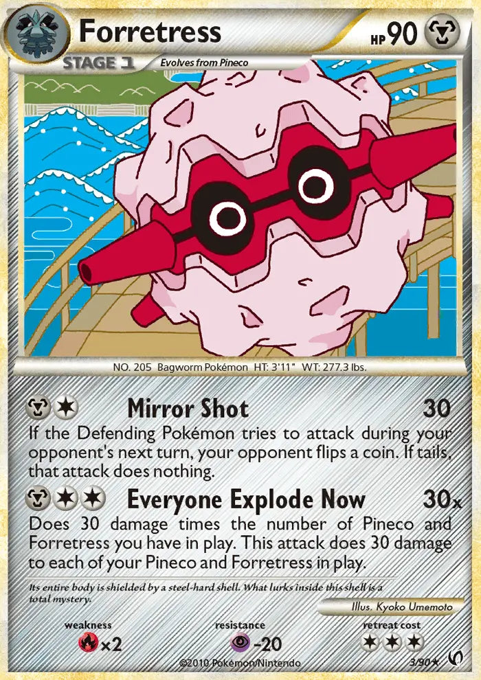 Forretress 3 Undaunted Pokesingles