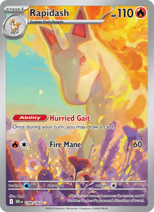 Rapidash 189 Destined Rivals Pokesingles