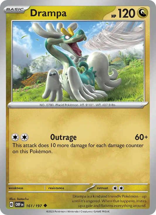 Drampa 161 Obsidian Flames Pokesingles