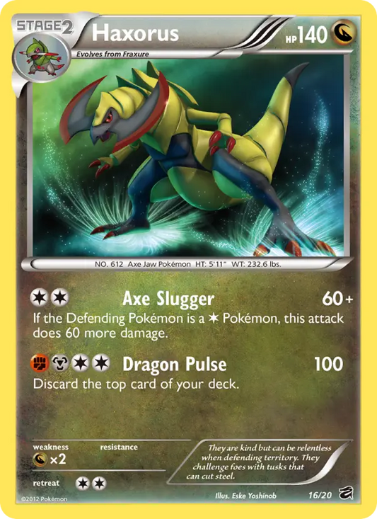 Haxorus 16 Dragon Vault Pokesingles