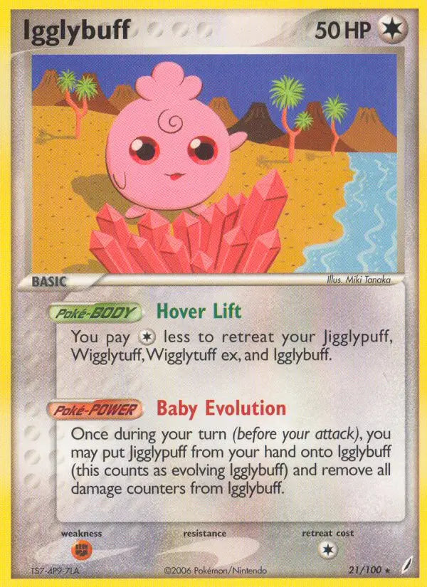 Igglybuff 21 Crystal Guardians Pokesingles