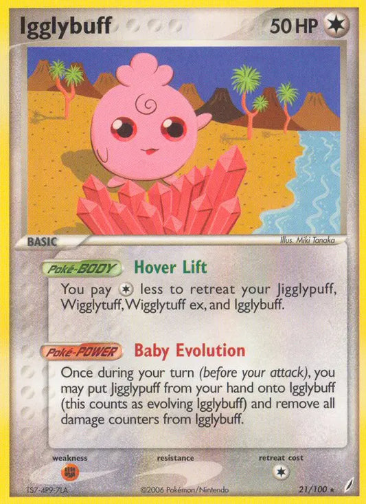 Igglybuff 21 Crystal Guardians Pokesingles