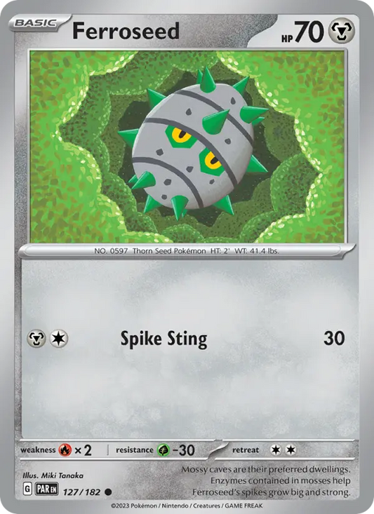 Ferroseed 127 Paradox Rift Pokesingles