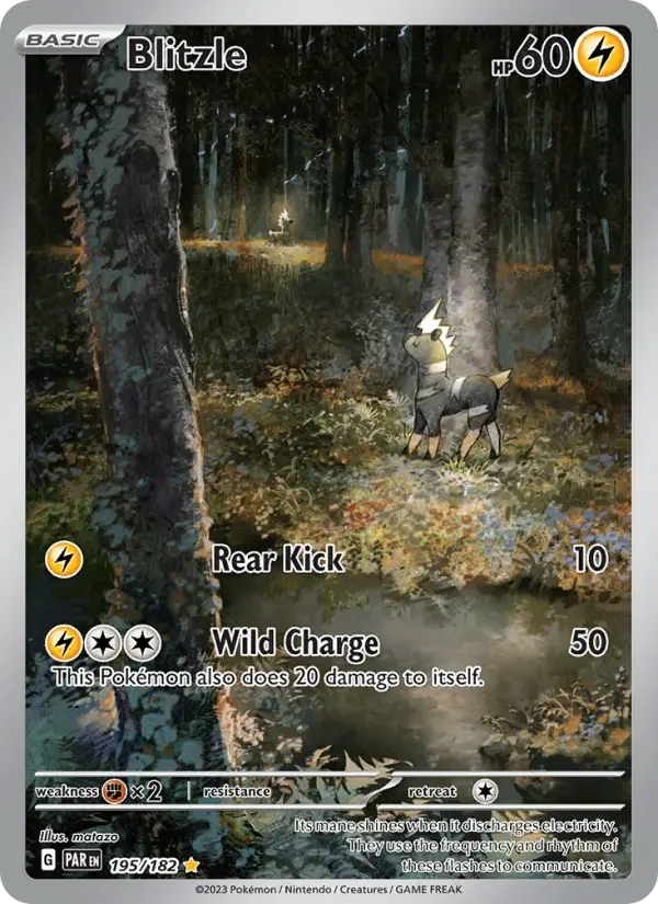 Blitzle 195 Paradox Rift Pokesingles