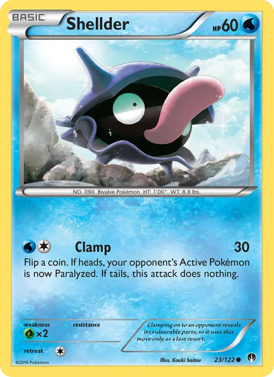 Shellder 23 BREAKpoint Pokesingles
